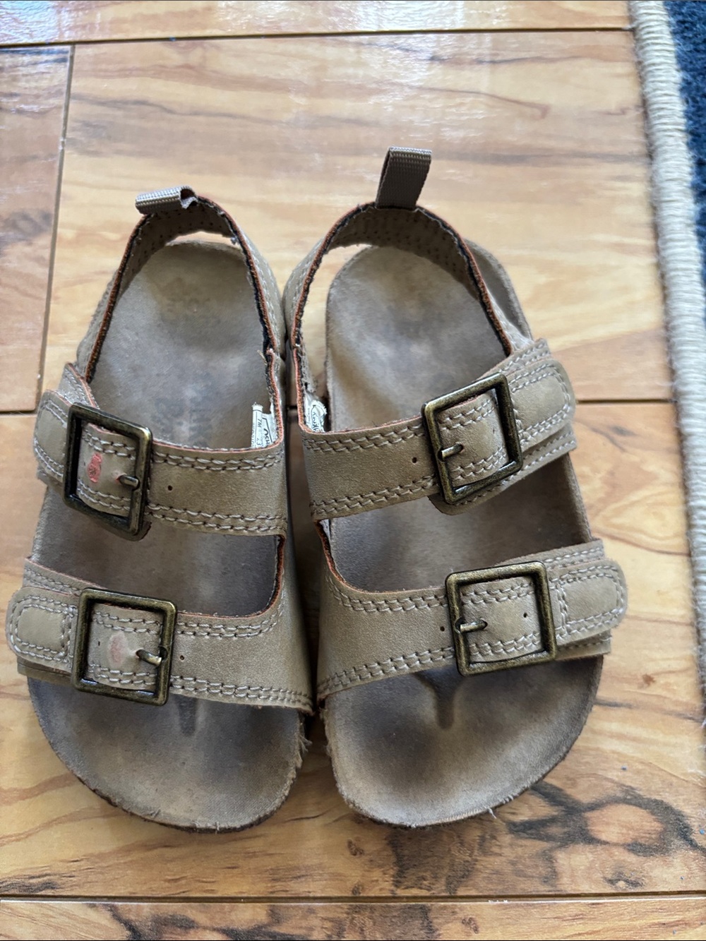 Kids Osh Kosh B’Gosh Tan Buckle Sandals - Comfortable Everyday Shoes